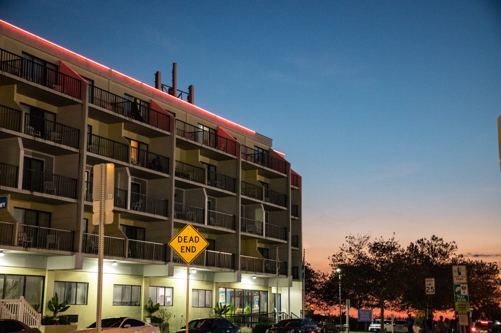 One of the many streets of Ocean City, during a sunset. Taken during the week of H2Oi 2018.